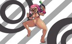 big_breasts breasts crouching dualies female genitals grin gun holding_gun holding_object holding_ranged_weapon holding_weapon humanoid_pointy_ears not_furry nude open_mouth open_smile pattern_background pointy_ears pseudo_hair pussy ranged_weapon simple_background smile solo splat_dualies spread_legs spreading tentacle_hair tentacles weapon xlitojolote nintendo splatoon animal_humanoid cephalopod cephalopod_humanoid humanoid inkling marine marine_humanoid mollusk mollusk_humanoid hi_res