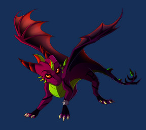 claws feral horn looking_at_viewer membrane_(anatomy) membranous_wings solo spines standing tail wings skaydie european_mythology mythology dragon mythological_creature mythological_scalie scalie western_dragon 2015 alpha_channel digital_media_(artwork)