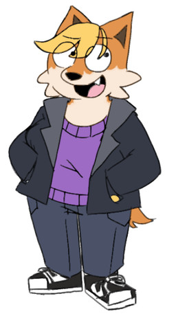 anthro black_clothing black_footwear black_shoes black_sneakers blonde_hair bottomwear breasts clothing eye_through_hair female female_anthro footwear fur grey_bottomwear grey_clothing grey_jacket grey_pants grey_topwear hair hand_in_pocket jacket looking_aside open_mouth open_smile orange_body orange_fur pants pockets pointy_ears purple_clothing purple_sweater purple_topwear shoes simple_background slightly_chubby slightly_chubby_anthro slightly_chubby_female smile solo standing sweater tail teeth topwear translucent translucent_hair white_background white_body white_fur freoncat normalsville zoey_(normalsville) canid canine fox mammal 2024 colored colored_sketch digital_media_(artwork) english_description full-length_portrait portrait sketch