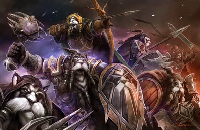 angry anthro armor black_hair blonde_hair bow_(weapon) braided_hair group hair hammer holding_bow_(weapon) holding_hammer holding_melee_weapon holding_object holding_polearm holding_ranged_weapon holding_shield holding_spear holding_sword holding_tool holding_weapon male melee_weapon muscular muscular_male open_mouth pauldron polearm ponytail ranged_weapon shield snow snowing spear sword tools weapon samwise_didier last_winter bear giant_panda mammal 2017