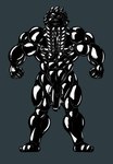 abs anthro braided_hair hair latex male muscular muscular_male nipple_piercing nipple_ring nipples pecs piercing ring_piercing solo kartos jewish_mythology mythology shadowfox13 felid lion mammal mythological_creature mythological_golem pantherine hi_res