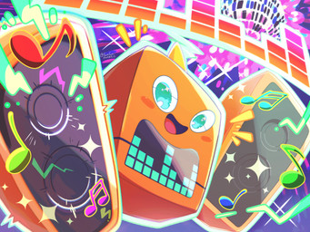 ambiguous_gender musical_note musical_symbol not_furry solo speaker symbol lunlun_runatic nintendo pokemon pokemon_pokopia generation_4_pokemon pokemon_(species) rotom stereo_rotom 4:3 hi_res