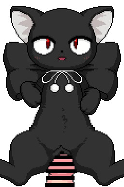 4_toes animal_genitalia belly_rub bestiality black_body black_bow black_fur blush bodily_fluids bow_collar censor_bar chair_position cum cum_in_vagina cum_inside cum_splatter cute_fangs digitigrade drooling duo ejaculation erection eyes_closed faceless_character faceless_male fangs feet female female_feral female_focus female_on_human female_penetrated feral feral_focus feral_penetrated fleshlight_position from_behind_position from_front_position fur genital_fluids genitals hair happy happy_sex human_on_feral human_penetrating human_penetrating_feral ineffective_censorship interspecies larger_human larger_male light_body light_skin looking_pleasured male male/female male_on_feral male_penetrating male_penetrating_female nude open_mouth orgasm pawpads paws penetration penile penile_penetration penis penis_in_vagina petting quadruped red_eyes saliva sex simple_background size_difference size_play smaller_female smaller_feral smaller_penetrated solo_focus spread_legs spreading stretched_pussy teeth toes vaginal vaginal_fluids vaginal_penetration vulva white_background akai tsukihime type-moon len_(tsukihime) domestic_cat felid feline felis human mammal 2025 animated censored digital_media_(artwork) long_playtime no_sound pixel_(artwork) pixel_animation webm
