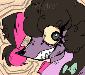 black_body black_fur black_nose female feral fur head_tuft pink_body pink_fur purple_body purple_skin solo toony tuft stormpupcake 101_dalmatian_street 101_dalmatians disney portia_(101_dalmatian_street) canid canine canis domestic_dog mammal poodle hi_res