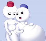 anal balls barely_visible_balls barely_visible_genitalia barely_visible_pussy blush clenched_teeth clothing duo fez genitals hat headgear headwear humanoid_genitalia humanoid_penis male male/male navel not_furry nude nude_humanoid nude_male open_mouth penis pussy snow snowball snowman teeth rawenski snow_bros. nick_(snow_bros.) tom_(snow_bros.) elemental_creature elemental_humanoid humanoid mineral_fauna mineral_humanoid snow_creature snow_humanoid 2015 digital_drawing_(artwork) digital_media_(artwork) signature