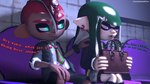 clothing dark_body dark_skin duo female green_hair hair infidelity male male/female red_hair school_uniform uniform leviantan581re nintendo splatoon fan_character inkling_girl octoling_boy animal_humanoid cephalopod cephalopod_humanoid coleoid decapodiform humanoid inkling marine marine_humanoid mollusk mollusk_humanoid octarian octoling octopodiform octopus 16:9 3d_(artwork) 4k absurd_res digital_media_(artwork) hi_res source_filmmaker_(artwork) widescreen