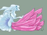 9_penises 9_tails big_penis blue_body blue_eyes blue_fur digitigrade erection feral fur genitals huge_penis hyper hyper_genitalia hyper_penis long_penis male multi_genitalia multi_penis multi_tail on_hind_legs penis snout solo tail white_body white_fur sevi_blaze nintendo pokemon alolan_form alolan_ninetales generation_7_pokemon pokemon_(species) regional_form_(pokemon) 4:3 hi_res