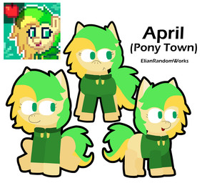 :< app blonde_hair blonde_mane bottomless bottomless_female clothed clothing female feral green_clothing green_eyes green_hair green_hoodie green_mane green_tail green_topwear hair hood hood_down hoodie hooves mane open_mouth open_smile short_hair short_mane sitting smile solo tail topwear unguligrade yellow_body yellow_tail elianrandomworks hasbro my_little_pony ponytown april_(ponytown) fan_character earth_pony equid equine horse mammal pony digital_drawing_(artwork) digital_media_(artwork) icon redraw