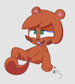 3_fingers 3_toes anthro big_eyes biped black_eyebrows brown_body brown_ears brown_fur brown_nose brown_tail buckteeth butt clitoris eyebrows feet female fingers flat_chested fur fur_tuft genitals glistening glistening_eyes green_eyes grey_background head_tuft innie_vulva iris light_body light_fur loli monotone_background monotone_body monotone_fur navel nipples no_pupils nude nude_anthro nude_female open_mouth open_smile pink_inner_ear pink_tongue presenting presenting_vulva round_ears shadow simple_background sitting smile solo spread_legs spreading tail teeth thick_thighs thin_eyebrows three-quarter_view toes tongue tuft vulva young young_anthro young_female mimirchan murphy_and_mitzi mitzi_(ajmarekart) mammal rodent sciurid tree_squirrel 2022 absurd_res digital_drawing_(artwork) digital_media_(artwork) hi_res signature