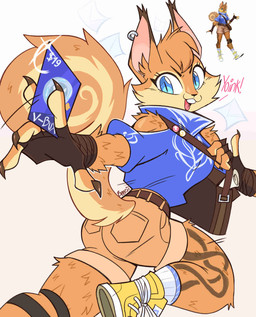 anthro blue_clothing blue_eyes bottomwear brown_body brown_fur buckteeth card clothing ear_piercing eyelashes female footwear fur head_tuft holding_object leg_tattoo piercing shoes shorts simple_background solo tattoo teeth tuft white_background beezii epic_games fortnite fortnite_concept_skin mammal rodent sciurid tree_squirrel hi_res