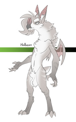 animal_genitalia anthro ball_tuft balls bat_ears bat_tail claws crotch_tuft detached_sheath digitigrade eyebrows fangs finger_claws fully_sheathed fur genitals grey_body grey_fur grey_hair hair leaf_nose male markings membrane_(anatomy) membranous_wings neck_tuft notched_ear sheath simple_background solo standing teeth thick_eyebrows toe_claws tuft white_background white_balls white_body white_fur white_sheath wings halbean hal_(halbean) bat ghost_bat mammal megadermitid microbat 2021 5:8 absurd_res hi_res