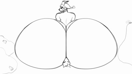 anthro big_butt butt butt_smother christmas_clothing christmas_headwear clothing duo facesitting hat headgear headwear holidays horn huge_butt hyper hyper_butt looking_back male male_anthro mostly_nude mostly_nude_anthro mostly_nude_male sack santa_hat simple_background sitting sitting_on_another size_difference smothering underwear white_background rifykoh christmas krampus_(rifykoh) bovid caprine caprine_demon demon goat goat_demon mammal 16:9 2025 2d_animation animated digital_drawing_(artwork) digital_media_(artwork) monochrome motion_tweening sketch widescreen