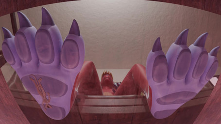 4_toes against_surface anthro bodily_fluids claws duo extreme_size_difference feet female foot_fetish foot_focus foot_play fur furniture glass hair inside larger_anthro larger_male low-angle_view macro male male/female male/male micro musk nude pawpads paws purple_body red_body sitting size_difference smaller_male sofa soles sweat sweaty_feet tail toe_claws toes worm's-eye_view cirez_(artist) european_mythology mythology cirez canid canine dragon mammal mythological_creature mythological_scalie scalie western_dragon 16:9 3d_(artwork) 3d_animation animated digital_media_(artwork) hi_res short_playtime sound video widescreen