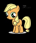 aged_down alpha_channel applejack_(mlp) earth_pony equid equine female feral friendship_is_magic hasbro horse mammal my_little_pony pony simple_background solo tail transparent_background unknown_artist young young_female young_feral