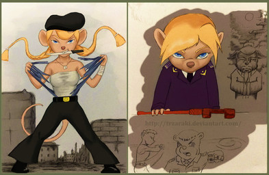 animal_ears anthro beret blonde_hair blue_eyes building chip_'n_dale_rescue_rangers disney dog_tags female gadget_hackwrench gun hair hat knife long_hair mammal mouse natalia_poklonskaya open_mouth pagoda ranged_weapon rodent russian sun tools uniform vylfgor weapon wrench
Rating: Safe
Score: 0
User: metalslayer777
Date: January 08, 2015 animal_ears anthro beret blonde_hair blue_eyes building chip_'n_dale_rescue_rangers disney dog_tags female gadget_hackwrench gun hair hat knife long_hair mammal mouse natalia_poklonskaya open_mouth pagoda ranged_weapon rodent russian sun tools uniform vylfgor weapon wrench
Rating: Safe
Score: 0
User: metalslayer777
Date: January 08, 2015
