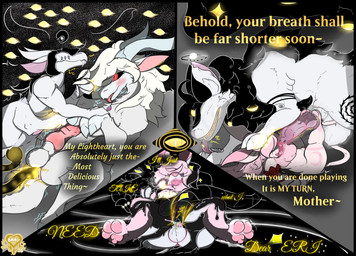 3_komma ahoge animal_genitalia animal_penis aphrodisiac_gas balls big_balls big_penis black_body black_hair black_sclera blonde_hair blush bodily_fluids canine_genitalia canine_penis claws cosmic_background covered_eyes cum curvy_figure dialogue digitigrade_paws dominant dripping duo ejaculation emanata erection fangs feet female feral fluffy_paws foot_fetish foot_play footjob forked_tongue genital_fluids genitals glowing glowing_eyes gradient_hair hair head_markings hooves horn huge_balls huge_penis ink iredescent_body iridescent_horn iridescent_scales knot long_hair long_tail male male/female markings motion_lines multi_eye pawpads penetration penile penile_penetration penis penis_in_slime pink_body pink_eyes plump_lower_lip ponytail precum precum_drip pseudo_hair pulling_hair red_eyes scales semi-anthro sex shortstack slime smoke smoke_hair solo space spade_tipped_tail spikes_anatomy star stradldling strange_pupils submissive tail teeth text thick_penis thick_tail thick_thighs tongue tongue_out touching_hair translucent translucent_body two-footed_footjob unusual_bodily_fluids unusual_cum unusual_genital_fluids vaginal vaginal_penetration voluptuous vulva white_body wide_hips wings succubusbnny european_mythology mythology sirius_blissloom_(succubusbnny) so/una_(succubusbnny) dragon goo_creature kan'vi mammal mythological_creature mythological_scalie rodent scalie slime_(blob) western_dragon absurd_res comic english_text hi_res incest_(lore) nonbinary_(lore)