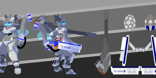 4_fingers 4_toes ambiguous_anthro ambiguous_gender anthro armor back_tuft blue_eyes breastplate chest_tuft cybernetic_arm cybernetic_leg cybernetic_limb cybernetics eyewear feet fingers grey_background grey_body holding_object holding_weapon machine melee_weapon simple_background solo tail toes tuft unusual_anatomy unusual_tail visor weapon lk_dragoncan cyborg domestic_cat felid feline felis mammal robot robot_anthro absurd_res hi_res