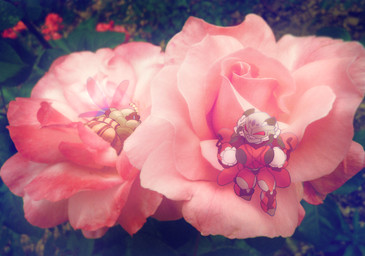 decepticon duo eyes_closed flower forest grass green_body insect_wings lying machine male nature not_furry outside photo_background plant red_eyes sleeping smile translucent translucent_wings tree wings sandlake hasbro takara_tomy transformers transformers:_beast_wars inferno_(beast_wars) waspinator arthropod humanoid predacon robot digital_media_(artwork) hi_res mixed_media photography_(artwork)