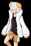 black_clothing black_shirt black_topwear bottomwear bovid_horn brown_bottomwear brown_clothing brown_shorts caprine_horn clothed clothing coat fur_coat hair hair_over_eyes horn male ram_horn shirt shorts simple_background solo topwear transparent_background white_clothing white_coat white_hair white_topwear unknown_artist gacha_(series) gacha_resort lunime sheepy_baka animal_humanoid bovid bovid_humanoid caprine caprine_humanoid humanoid mammal mammal_humanoid sheep_humanoid absurd_res alpha_channel hi_res