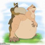 belly big_belly bodily_fluids cum cum_inflation cum_inside feet genital_fluids happy happy_sex huge_belly hyper hyper_belly inflation male male/male paws pregnant pregnant_male sex toes cudacore leon canid canine canis domestic_dog german_shepherd herding_dog kangaroo macropod mammal marsupial pastoral_dog 1:1 hi_res