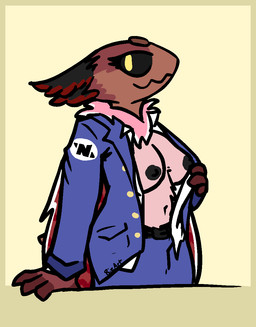 anthro areola arthropod_abdomen back_wings bedroom_eyes belt big_breasts bottomwear breasts business_suit clothed clothing female fur looking_at_viewer narrowed_eyes neck_tuft nipples no_bra presenting presenting_breasts seductive shirt simple_background skirt slightly_chubby smile solo suit tail topwear tuft unbuttoned undressing undressing_self wings bizart nanotrasen space_station_13 shiva_(bizart) arthropod insect lepidopteran moth 2025 aliasing digital_media_(artwork) hi_res