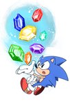 anthro black_eyes blue_body blue_fur clothing footwear fur gem gloves handwear male open_mouth shoes simple_background solo white_background mennnntaiko classic_sonic_(universe) sega sonic_the_hedgehog_(series) classic_sonic sonic_the_hedgehog eulipotyphlan hedgehog mammal 2020 hi_res