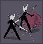 2_horns anthro balls black_eyes blue_border border breasts butt clothing competitive_nudity discarded_clothing duo featureless_breasts female genitals horn humanoid_genitalia humanoid_penis male nude penis pussy simple_background weapon nekuzx hollow_knight team_cherry hornet_(hollow_knight) the_knight_(hollow_knight) arthropod vessel_(species) 2023 digital_media_(artwork) hi_res sibling_(lore) stepbrother_(lore) stepsibling_(lore) stepsister_(lore)