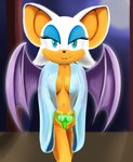 anthro asian_clothing breasts clothed clothing east_asian_clothing fangs female fingers full_moon japanese_clothing kimono looking_at_viewer moon night outside pose robe solo suggestive teeth topless lettherebecolor sega sonic_adventure sonic_the_hedgehog_(series) sonic_x rouge_the_bat sonic_the_hedgehog bat mammal 2024 absurd_res digital_media_(artwork) hi_res pinup