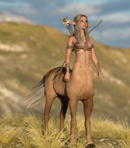 archery arrow_(weapon) bracelet breasts fantasy female humanoid_pointy_ears jewelry outside pointy_ears quiver_(object) ranged_weapon slim small_breasts small_waist solo sunset weapon hulksmash31 hulksmash31_(artist) european_mythology greek_mythology mythology centaur equid equid_taur humanoid_taur mammal mammal_taur taur 3d_(artwork) daz_studio_(artwork) digital_media_(artwork)