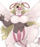 alternate_species big_breasts black_sclera breasts clothing female hair hat headgear headwear horn kemono long_hair navel on_one_leg simple_background solo standing transformation white_background wings syo_you9 nintendo pokemon touhou yukari_yakumo generation_4_pokemon legendary_pokemon palkia pokemon_(species) 2020 hi_res