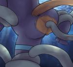 butt fur generation_1_pokemon hi_res jalle jetstream male nintendo orange_body orange_fur pokemon pokemon_(species) solo tentacles tentacruel underwater water