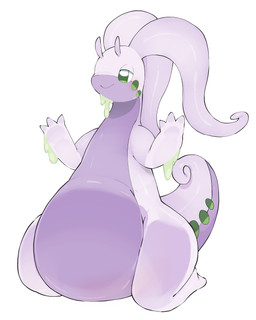 against_surface belly belly_on_glass big_belly green_eyes hands_on_glass kneeling mouth_closed on_glass purple_body purple_tail simple_background smile smug solo tail white_background white_sclera abyss_creature_(artist) nintendo pokemon generation_6_pokemon goodra pokemon_(species) 2024 4:5 absurd_res digital_drawing_(artwork) digital_media_(artwork) full-length_portrait hi_res korean_description portrait