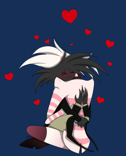 anthro blush boots clothing cuddling dark_body dark_fur duo fluffy footwear fur fur_markings gradient heart_symbol hug legwear male male/male markings multi_eye multi_limb shoes simple_background smile stripes suit suit_jacket thigh_boots thigh_highs transparent_background white_body white_fur coockie8 hazbin_hotel hellaverse angel_dust arackniss_(hazbin_hotel) animal_humanoid arachnid arachnid_humanoid arthropod arthropod_humanoid demon humanoid spider spider_humanoid absurd_res alpha_channel hi_res shaded brother_(lore) brothers_(lore) sibling_(lore)