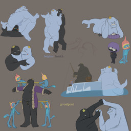 anal anal_penetration anthro blue_weasels_(gruelpool) clothed clothing duo jewelry kissing male male/male mask overweight overweight_male penetration size_difference skimpy teasing gruelpool delphos_(gruelpool) zenith_(gruelpool) aquatic avian bird cetacean dolphin mammal mustelid musteline penguin toothed_whale true_musteline weasel 1:1 absurd_res hi_res