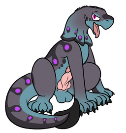 balls claws erection feral frill_(anatomy) genitals knot male membrane_(anatomy) membranous_frill non-mammal_balls nude open_mouth penis pink_eyes simple_background smile solo tail tongue tongue_out unusual_anatomy unusual_genitalia unusual_penis trout_(artist) mythology nyte_(fr0stbit3) dragon mythological_creature mythological_scalie scalie 2016 aliasing digital_media_(artwork)