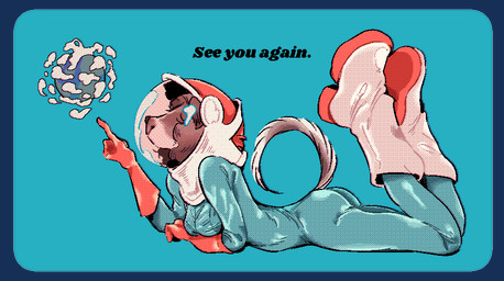 anthro clothed clothing earth female planet solo space_helmet spacesuit tail text sori0414 canid canine canis domestic_dog mammal alpha_channel english_text
