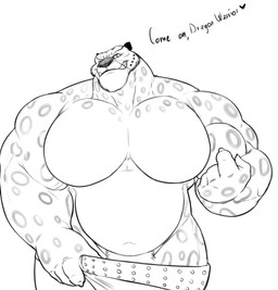 beckoning belly big_muscles big_pecs bottomwear clothed clothing dialogue gesture grin heart_symbol huge_muscles huge_pecs hyper hyper_muscles hyper_pecs looking_at_viewer male musclegut muscular navel one_eye_closed pants pecs smile solo text topless undressing wink itzcharlie dreamworks kung_fu_panda tai_lung_(kung_fu_panda) felid mammal pantherine snow_leopard 2019 english_text hi_res monochrome
