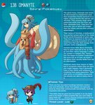 animal_humanoid blue_hair breasts chibi clothed clothing english_text female fossil_pokemon generation_1_pokemon hair hi_res human humanoid kinkymation male mammal marine mollusk mollusk_humanoid nintendo omanyte pokemon pokemon_(species) pokemorph shell tentacle_legs text