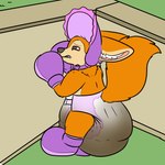 anthro bdsm bondage bonnet bound clothing diaper headgear headwear male mitten_hands soiled_diaper solo unclean_diaper used_diaper yourfur disney zootopia finnick_(zootopia) canid canine fennec_fox fox mammal true_fox 1:1 hi_res