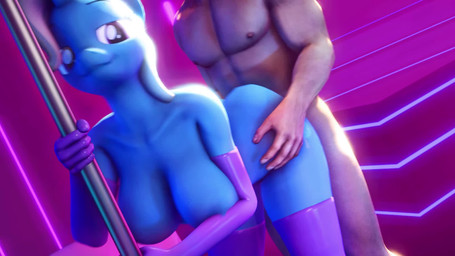 5_fingers ambiguous_penetration anthro anthro_penetrated anthrofied areola armwear bent_over biceps big_areola big_breasts big_butt blue_body blue_fur blue_mane bouncing_breasts bouncing_butt breast_jiggle breasts bubble_butt butt butt_jiggle clothing curvy_figure cutie_mark detailed_background duo elbow_gloves eyelashes faceless_character faceless_human faceless_male female female_on_human female_penetrated fingers from_behind_position fur gloves handwear horn human_on_anthro human_penetrating human_penetrating_anthro human_penetrating_female inside interspecies jiggling latex latex_armwear latex_clothing latex_elbow_gloves latex_gloves latex_handwear latex_legwear latex_thigh_highs leaning leaning_forward legwear light-skinned_male light_body light_skin looking_at_viewer looking_pleasured male male/female male_on_anthro male_penetrating male_penetrating_anthro male_penetrating_female mane mostly_nude mostly_nude_anthro multicolored_mane muscular muscular_arms muscular_human muscular_male nipples nude nude_human nude_male pecs penetration penile penile_penetration pole purple_armwear purple_clothing purple_elbow_gloves purple_eyes purple_gloves purple_handwear purple_legwear purple_thigh_highs sex smile standing_doggystyle stripper stripper_pole tail teeth thick_thighs thigh_highs two_tone_mane unicorn_horn voluptuous voluptuous_anthro voluptuous_female white_mane wide_hipped_anthro wide_hipped_female wide_hips human_x_anthro_lover friendship_is_magic hasbro my_little_pony mythology trixie_(mlp) equid equine human mammal mythological_creature mythological_equine unicorn 16:9 2025 3d_(artwork) 3d_animation animated digital_media_(artwork) hi_res high_framerate long_playtime no_sound source_filmmaker_(artwork) video widescreen