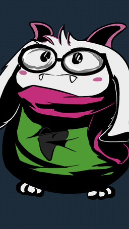 3_toes anthro barefoot chibi clothed clothing eyewear fangs feet glasses looking_up male simple_background solo teeth toes nafan deltarune undertale_(series) ralsei bovid caprine goat mammal 9:16 hi_res
