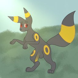 animal_genitalia animal_penis black_body black_fur canine_genitalia canine_penis feral fur genitals grass knot knotted_penis male outside penis plant red_eyes sheath solo standing codmwgirl nintendo pokemon canid canine eeveelution generation_2_pokemon mammal pokemon_(species) umbreon 1:1 hi_res