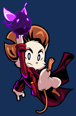 3_toes 4_fingers anthro big_ears bottomless bottomless_female clothed clothing coat duo facial_tuft feet female fingers frown notched_ear pink_nose small_nose toes topwear trenchcoat tuft wings morgan_guyer mina_the_hollower yacht_club_games mina_(mina_the_hollower) ghost mammal mouse murid murine rodent spirit