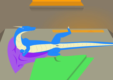 animal_genitalia anus bedding belly blanket blue_body blue_scales claws cloaca female feral genitals green_blanket green_eyes grey_background grey_insides horn looking_at_viewer paws presenting presenting_cloaca presenting_slit presenting_vulva pupils purple_blanket quadruped raised_leg ribbed_vagina sandstone scales side-eye simple_background slit_pupils solo spread_cloaca spread_vulva spreading stained_glass stained_glass_window stone_floor stone_wall svg tail tan_belly tan_body tan_claws tan_horn tan_scales urethra vector_art ventral_scales vertical_cloaca vulva wall_(structure) window_light window_sill sphinx_of_black_quartz mythology the_emperor's_band amavera_(the_emperor's_band) dragon mythological_creature mythological_scalie scaled_dragon scalie absurd_res hi_res