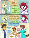 anthro biped clothed clothing dialogue diaper eyes_closed female fur group hair lying male pacifier shirt speech_bubble standing text topwear wearing_diaper young kammypup_(artist) runt_(artist) kammypup canid canine fennec_fox fox mammal true_fox 2017 3:4 artist_collaboration comic digital_drawing_(artwork) digital_media_(artwork) english_text hi_res