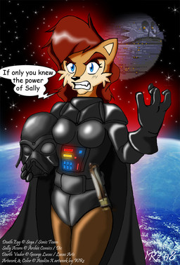 angry anthro aval0nx blue_eyes breasts crossover darth_vader death_egg english_text female hair helmet lightsaber looking_at_viewer red_hair sally_acorn sega solo sonic_(series) space_station star_wars suit text weapon
Rating: Questionable
Score: 5
User: Robinebra
Date: December 28, 2011 angry anthro aval0nx blue_eyes breasts crossover darth_vader death_egg english_text female hair helmet lightsaber looking_at_viewer red_hair sally_acorn sega solo sonic_(series) space_station star_wars suit text weapon
Rating: Questionable
Score: 5
User: Robinebra
Date: December 28, 2011