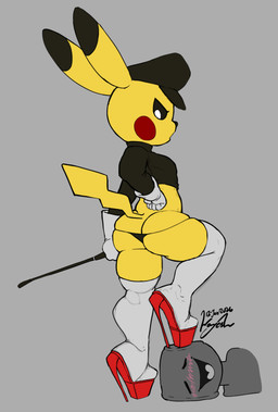 5_fingers ambiguous_gender anthro bdsm black_clothing black_ear_tips black_ears black_hat black_headwear black_nose black_sclera black_sweater black_thong black_topwear black_underwear blush blush_stickers boots breasts butt clothed clothed_anthro clothed_female clothing cropped_sweater dipstick_ears dominant dominant_anthro dominant_female duo ear_markings eyelashes eyes_closed female female/ambiguous female_anthro female_focus fingers footwear fur gloves grey_body grey_tongue hand_on_hip hand_on_own_hip handwear hat headgear headwear high_heeled_boots high_heels holding_object holding_riding_crop holding_whip long_sleeves looking_down lying midriff multicolored_boots multicolored_clothing multicolored_ears multicolored_footwear on_side open_mouth open_smile platform_boots platform_footwear platform_heels pokemorph red_boots red_clothing red_footwear riding_crop shoes side_view skimpy small_breasts smile snout solo_focus standing stepping_on_head submissive submissive_ambiguous sweater tail thong tongue topwear two_tone_boots two_tone_clothing two_tone_ears two_tone_footwear underwear whip white_boots white_clothing white_eyes white_footwear white_gloves white_handwear yellow_body yellow_ears yellow_fur yellow_tail wayesh nintendo pokemon anon generation_1_pokemon mammal pikachu pokemon_(species) rodent 2026 dated greyscale hi_res monochrome signature male_(lore)