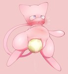 belly blue_eyes blush bodily_fluids clitoris egg female feral floating genital_fluids genitals hands_behind_back labia_minora long_tail navel oviposition pink_body pokemon_egg pregnant pregnant_female pregnant_feral pussy simple_background solo spread_pussy spreading sweat sweatdrop tail urethra vaginal_fluids yirus9 nintendo pokemon generation_1_pokemon legendary_pokemon mew_(pokemon) pokemon_(species) 2025 colored digital_drawing_(artwork) digital_media_(artwork) hi_res shaded