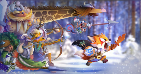 3_fingers 3_toes 4_fingers 5_fingers anthro antlers arm_tattoo armband armor arrow_(weapon) axe bandage bandaged_arm barefoot beard belt belt_buckle bent_arm bent_leg bent_legs black_cape black_clothing black_ear_tips black_eyebrows black_nose blonde_beard blonde_eyebrows blonde_facial_hair blonde_mustache blood blood_on_object blood_on_weapon bloodshot_eyes blue_armband blue_bottomwear blue_clothing blue_eyes blue_hair_tie blue_markings blue_pants blue_tattoo blurred_background bodily_fluids bodypaint boots bottomwear bow_(weapon) braided_beard broken_antler brown_antlers brown_belt brown_body brown_boots brown_clothing brown_footwear brown_fur brown_gloves brown_hair brown_handwear brown_shirt brown_shoes brown_spots brown_tail brown_topwear brown_tunic buckle buckteeth bulging_eyes cape cheek_tuft chest_tuft clothed clothed_anthro clothed_male clothing cloven_hooves day derp_eyes dipstick_ears drawn_bow dual_wielding ear_markings ear_piercing ear_ring evergreen_tree eye_scar eyebrows face_paint facial_hair facial_scar facial_tuft fangs feet fingers fluffy fluffy_tail footwear forest fur fur_trim_(clothing) furrowed_eyebrows gloves gold_(metal) gold_ear_ring green_body green_cape green_clothing green_eyes green_scales green_scutes grey_clothing grey_fingers grey_helmet grey_hooves grey_shirt grey_topwear grey_tunic group gums hair hair_over_eye handwear helmet_over_eyes holding_axe holding_melee_weapon holding_object holding_polearm holding_shield holding_spear holding_sword holding_toy_sword holding_weapon hooved_fingers hooves horn kneeling leaning leaning_forward light long_neck long_tail male male_anthro markings medium_hair melee_weapon midair mouth_closed multicolored_body multicolored_ears multicolored_fur multicolored_tail mustache one_eye_closed open_mouth orange_body orange_fur orange_hair_tie outside pants pauldron piercing pine_tree pink_gums pink_inner_ear pink_scar pink_tongue plant polearm ponytail quiver_(object) ranged_weapon red_beard red_clothing red_facial_hair red_hair red_shirt red_tongue red_topwear ring_piercing running saliva saliva_string scales scar scutes sharp_teeth shield shirt shoes side_view slim_anthro slim_male snow solo spear spots straight_arm sword tail tan_goatee tan_hair tan_inner_ear tattoo teeth thick_eyebrows toes tongue toothy_grin topless topless_anthro topless_male topwear tree tuft tunic tusks viking viking_helmet weapon whiskers white_body white_fur winter yellow_bottomwear yellow_clothing yellow_pants fabio_pochet alligator alligatorid aquatic canid canine crocodilian fox giraffe giraffid mammal pinniped red_fox reptile rodent scalie sciurid tree_squirrel true_fox walrus 2022 colored digital_drawing_(artwork) digital_media_(artwork) english_description hi_res lighting shaded