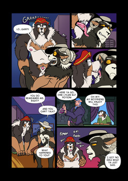 animal_genitalia animal_penis anthro armpit_hair balls bedroom body_hair canine_genitalia canine_penis chest_hair clothing dialogue dialogue_box fully_sheathed genitals hat hat_only headgear headgear_only headwear headwear_only language_barrier licking licking_another licking_partner magic_shop magic_user male mostly_nude nipples penis potion profanity pubes sheath speech_bubble text tongue thekinkybear mythology logan_bern_(thekbear) oswald_eastwood_(thekbear) bernese_mountain_dog bovid canid canine canis caprine domestic_dog domestic_pig goat mammal molosser mountain_dog mythological_canine mythological_creature suid suine sus_(pig) swiss_mountain_dog werecanid werecanine werecreature werewolf absurd_res comic english_text hi_res
